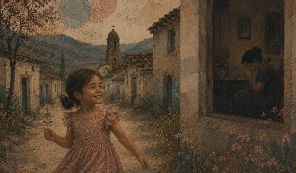 Ilustración vintage para Puertas adentro